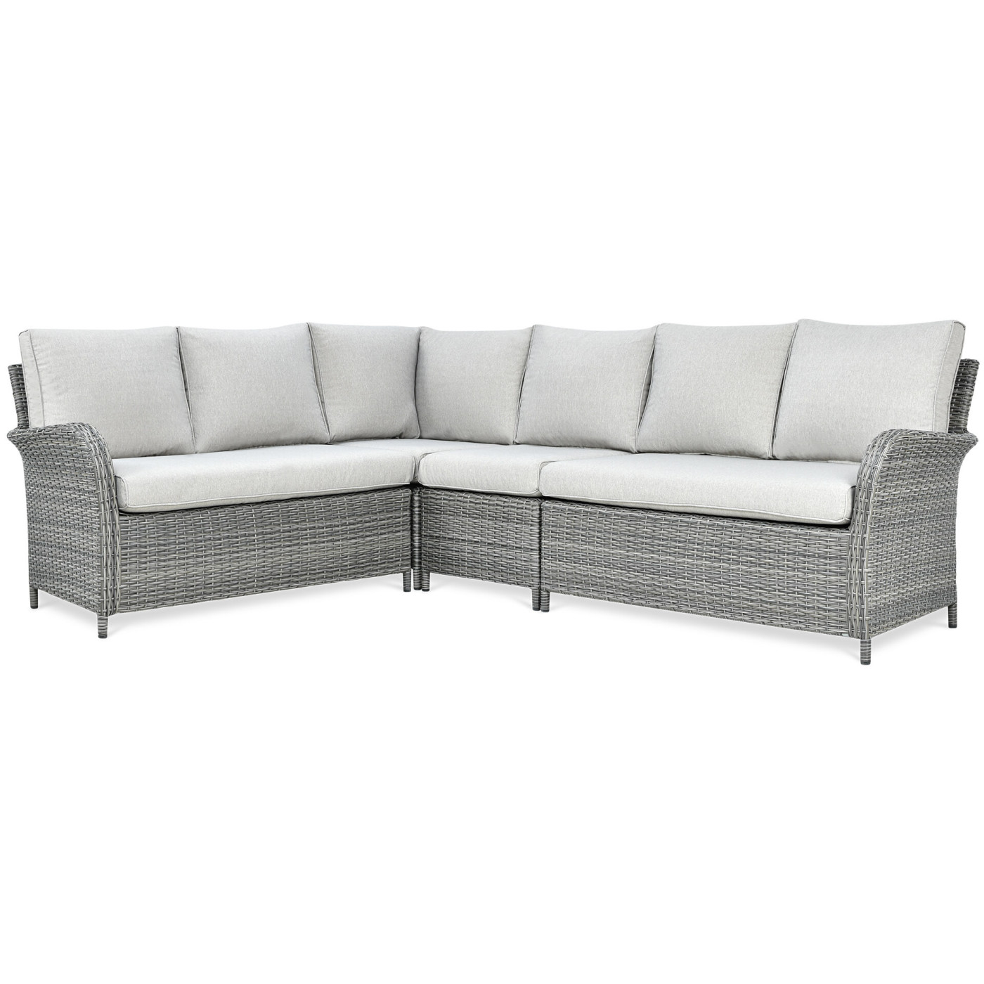 Narożnik technorattan Ventura Grand Dark Grey