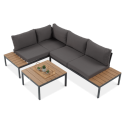 Zestaw mebli do ogrodu FREEMONT Dark Grey