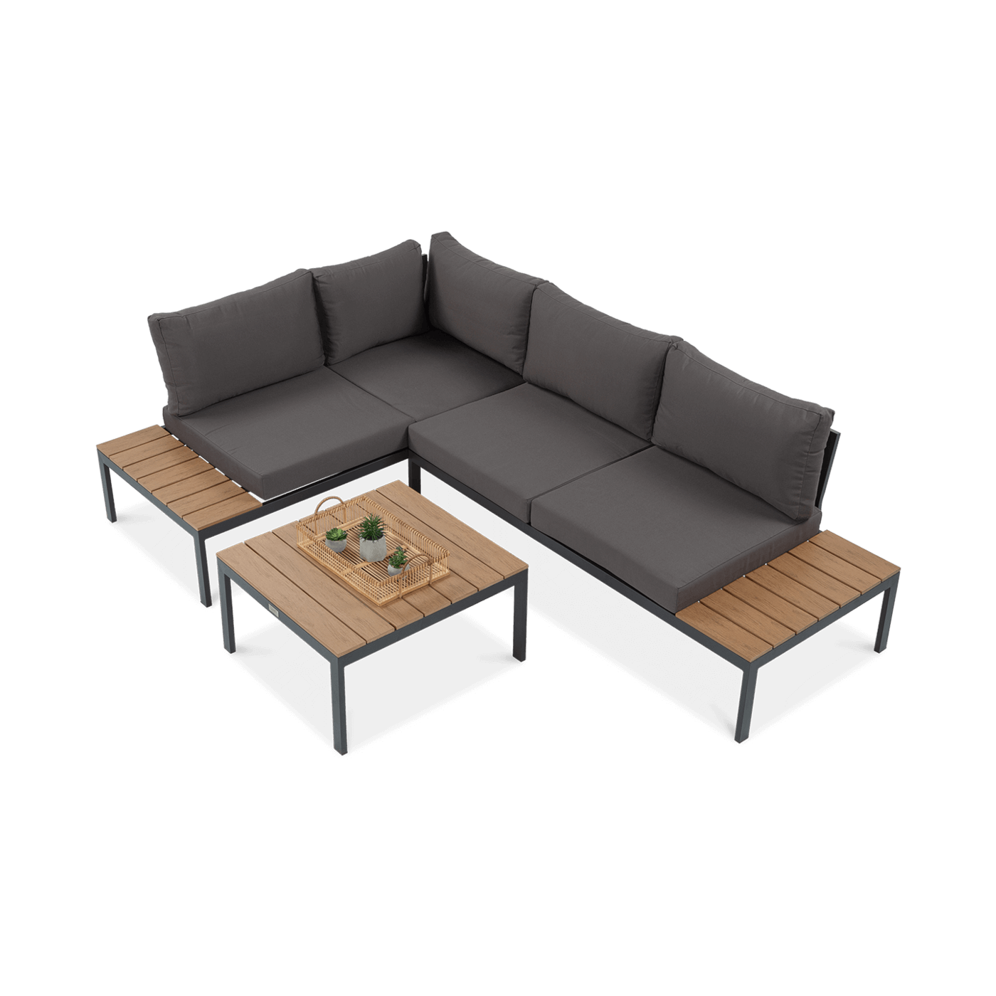 Zestaw mebli do ogrodu FREEMONT Dark Grey