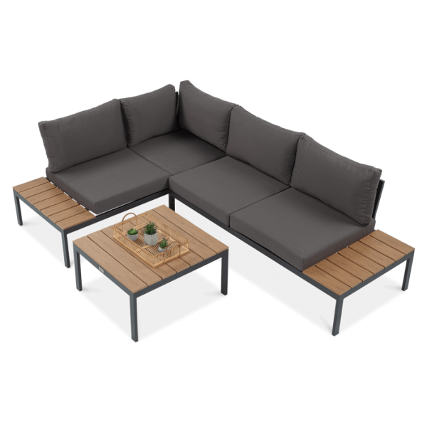 Zestaw mebli do ogrodu FREEMONT Dark Grey