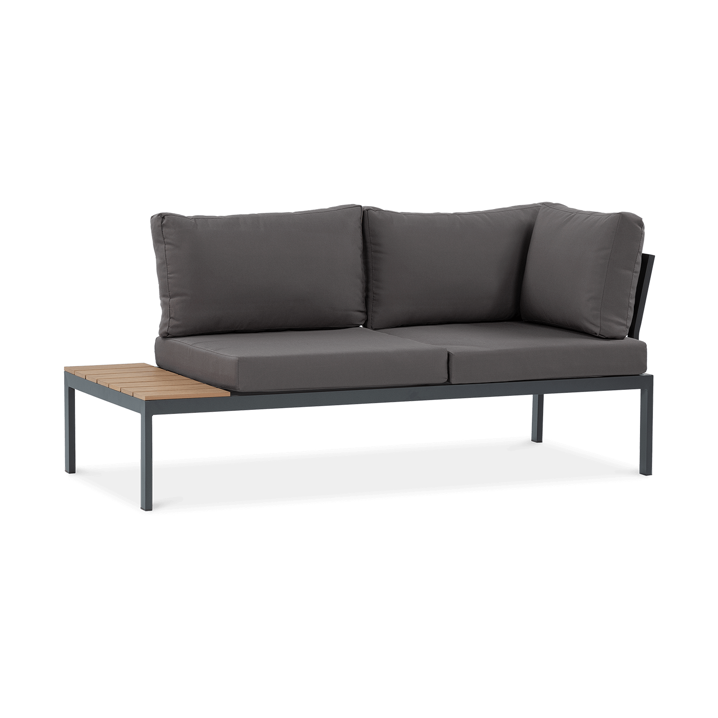 Jedna z części ciemno-szarego narożnika