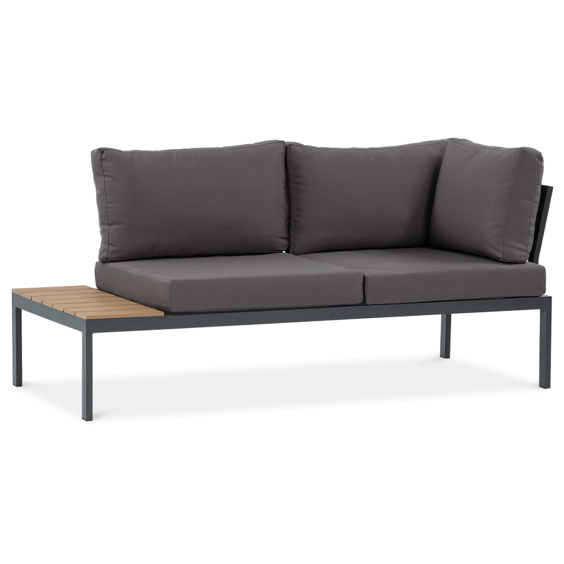 Jedna z części ciemno-szarego narożnika