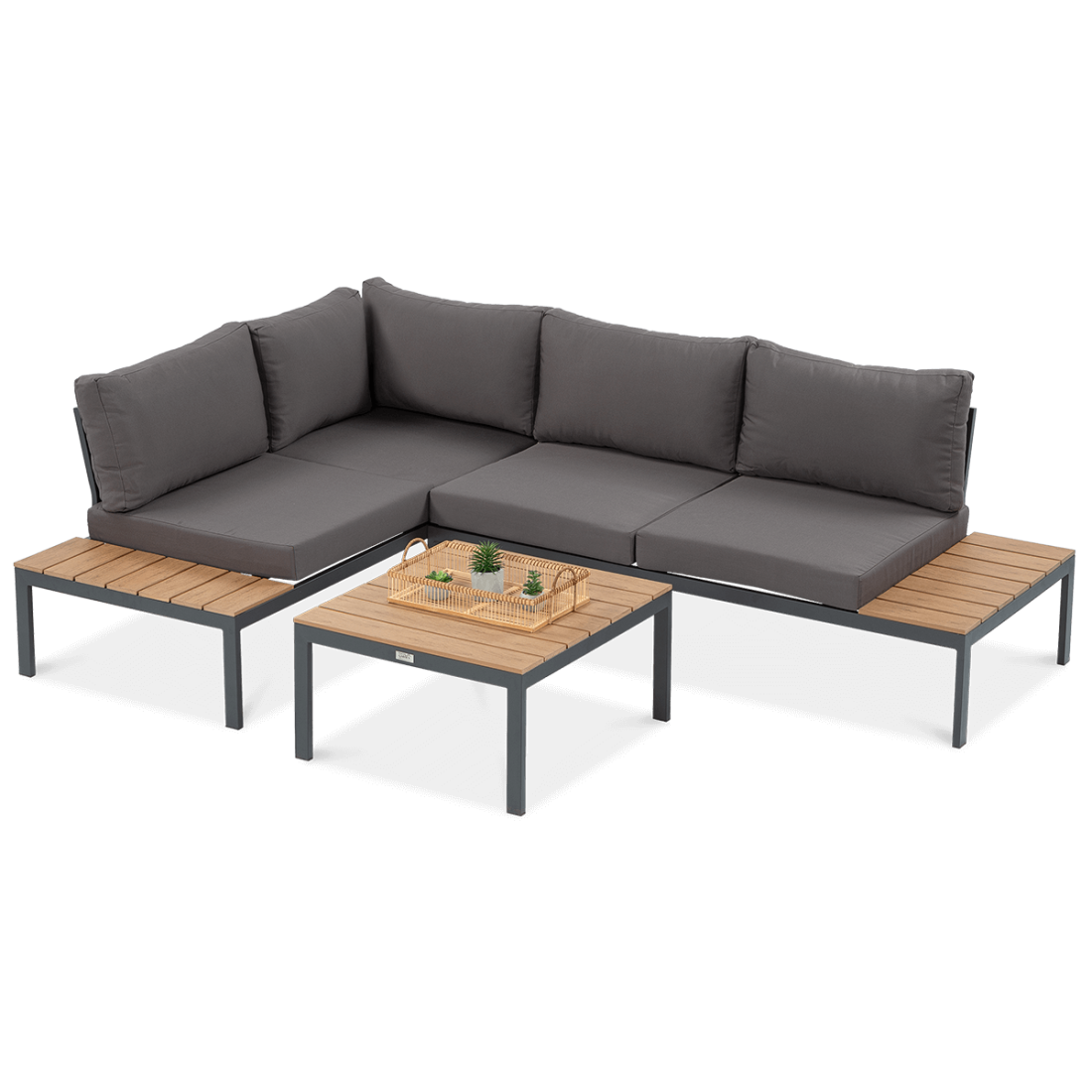 Zestaw do ogrodu lub na taras FREEMONT Dark Grey