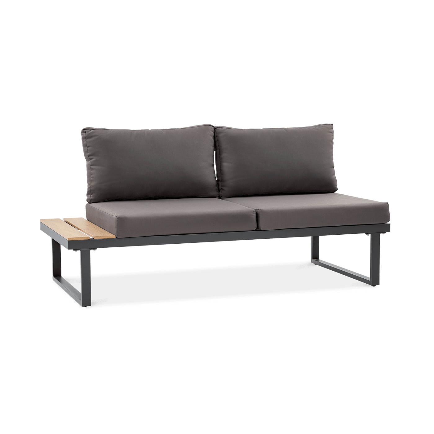 Zbliżenie na wiązanie poduszek do stelażu narożnika