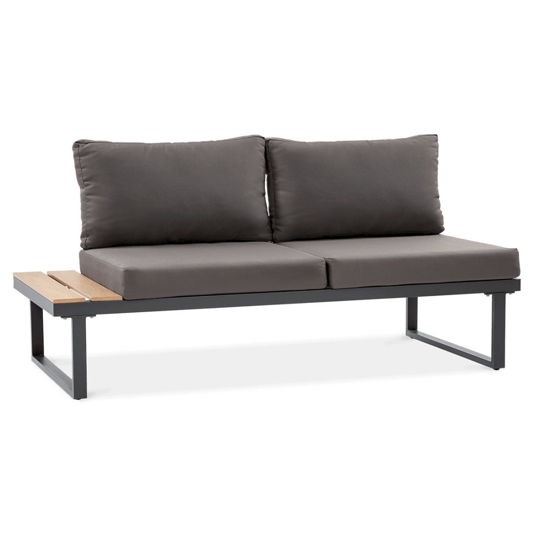 Zbliżenie na wiązanie poduszek do stelażu narożnika