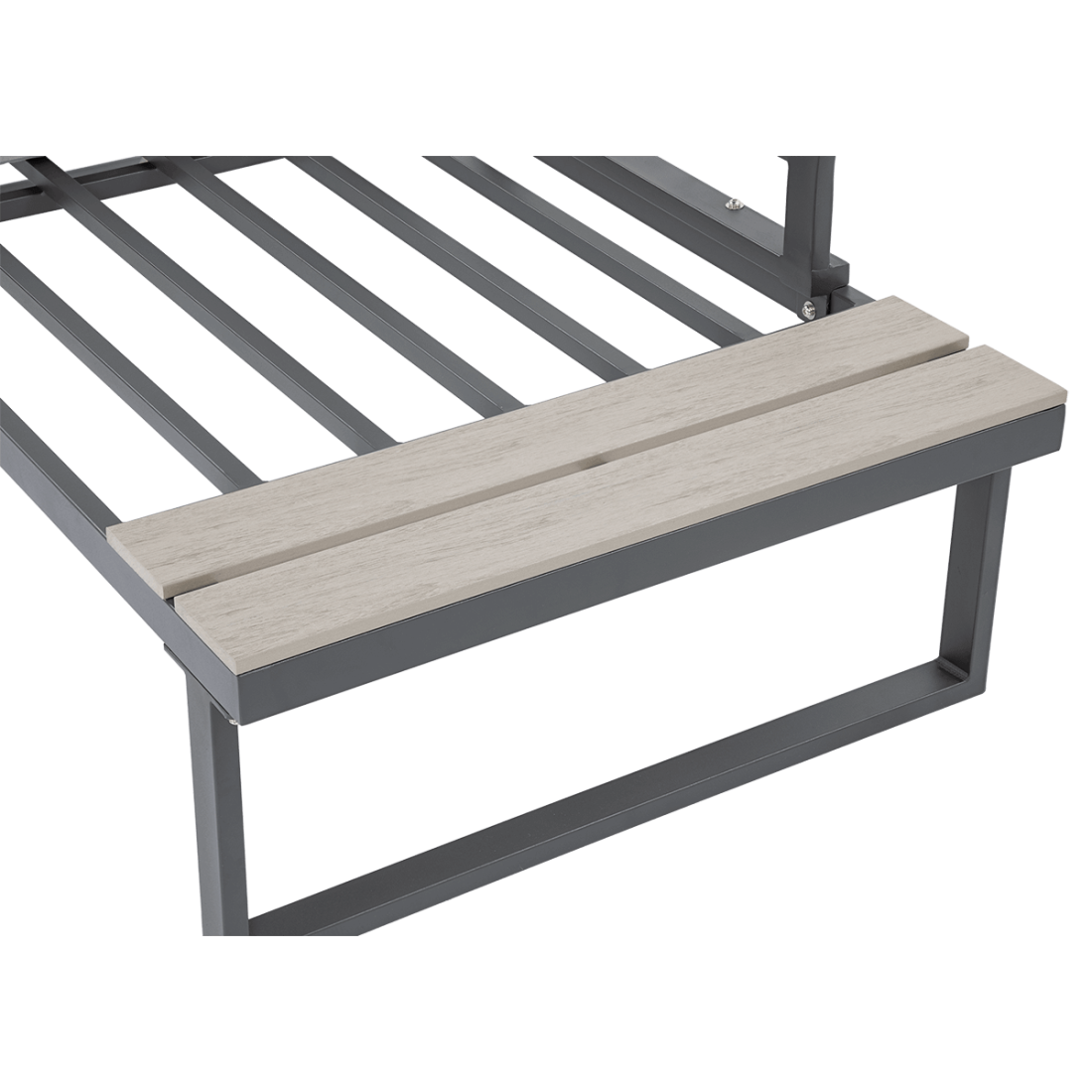 Widok na stolik pomocniczy boczny znajdujący się w narożniku