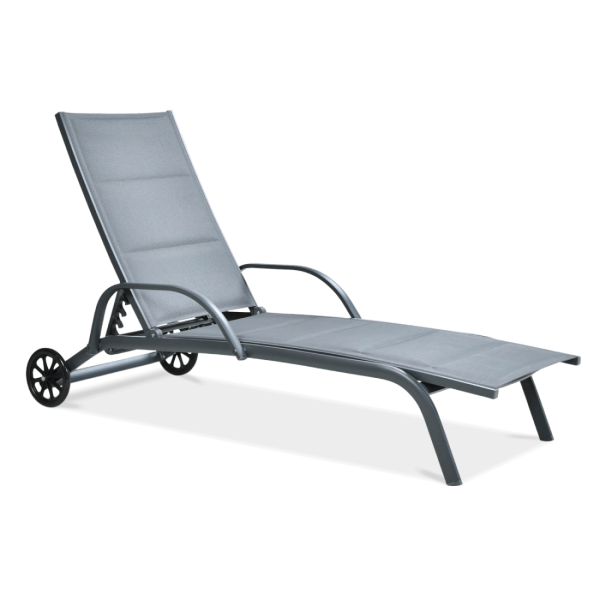 MAJORKA SUN LOUNGER GREY