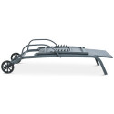 MAJORKA SUN LOUNGER GREY