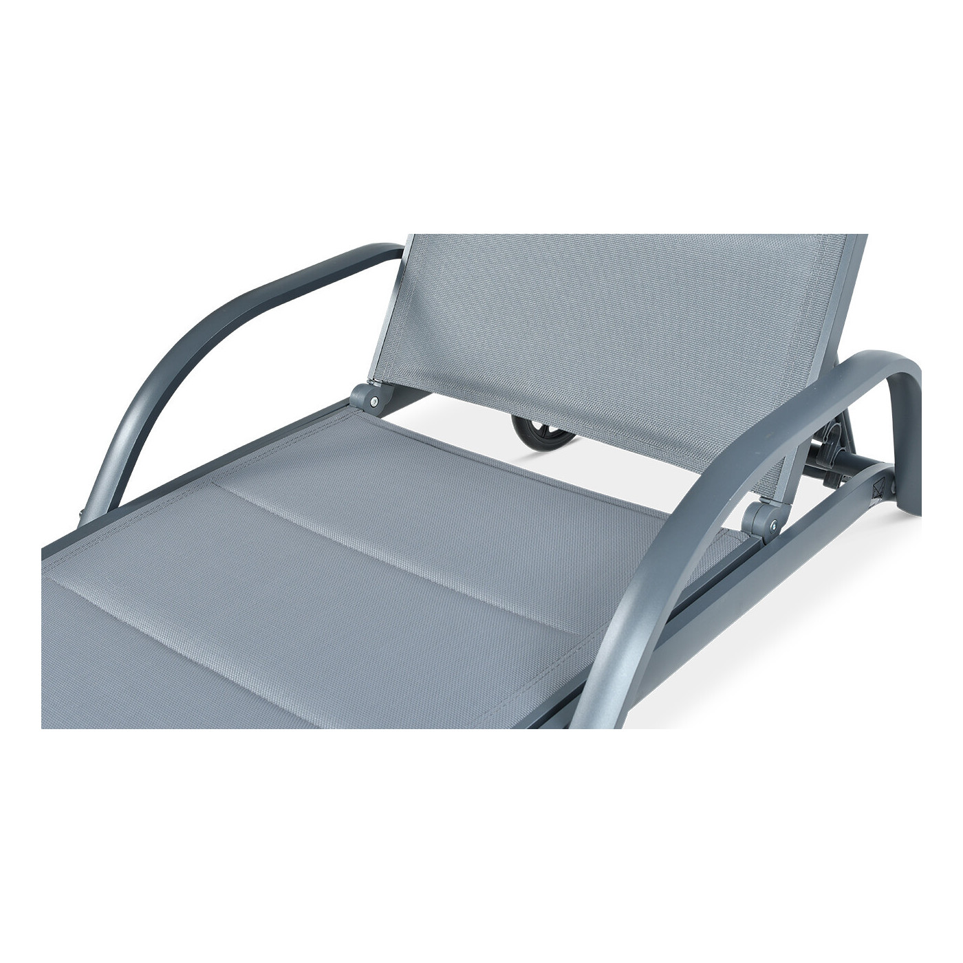 Leżak ogrodowy aluminiowy Majorka Grey