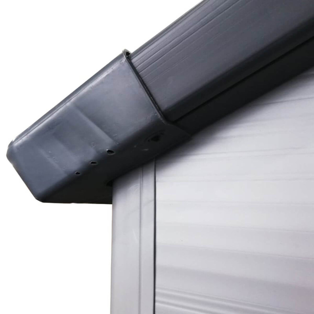 Solidny dach domku narzędziowego Vermont 134x104cm Light Grey