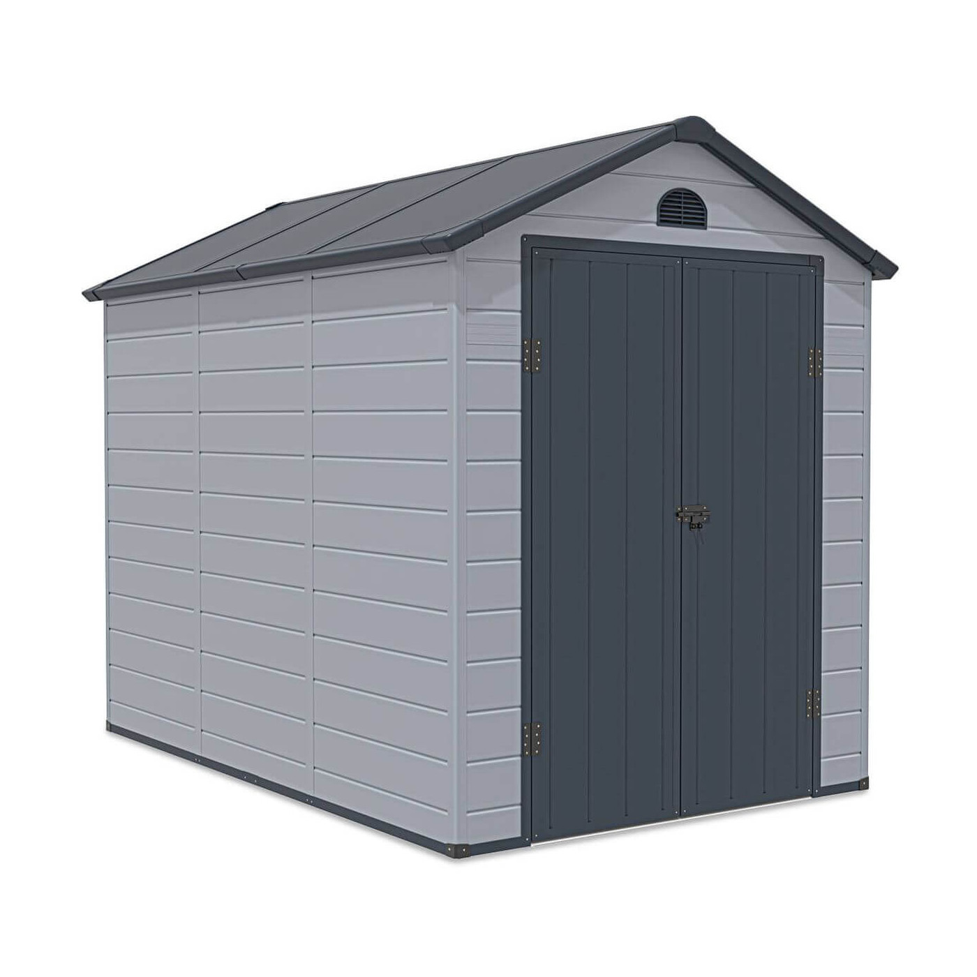 Domek narzędziowy Vermont 190x280cm, Hardmaister, domek na białym tle 