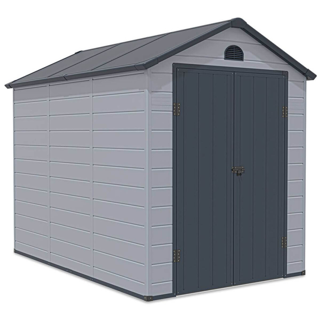 Domek narzędziowy Vermont 190x280cm, Hardmaister, domek na białym tle 