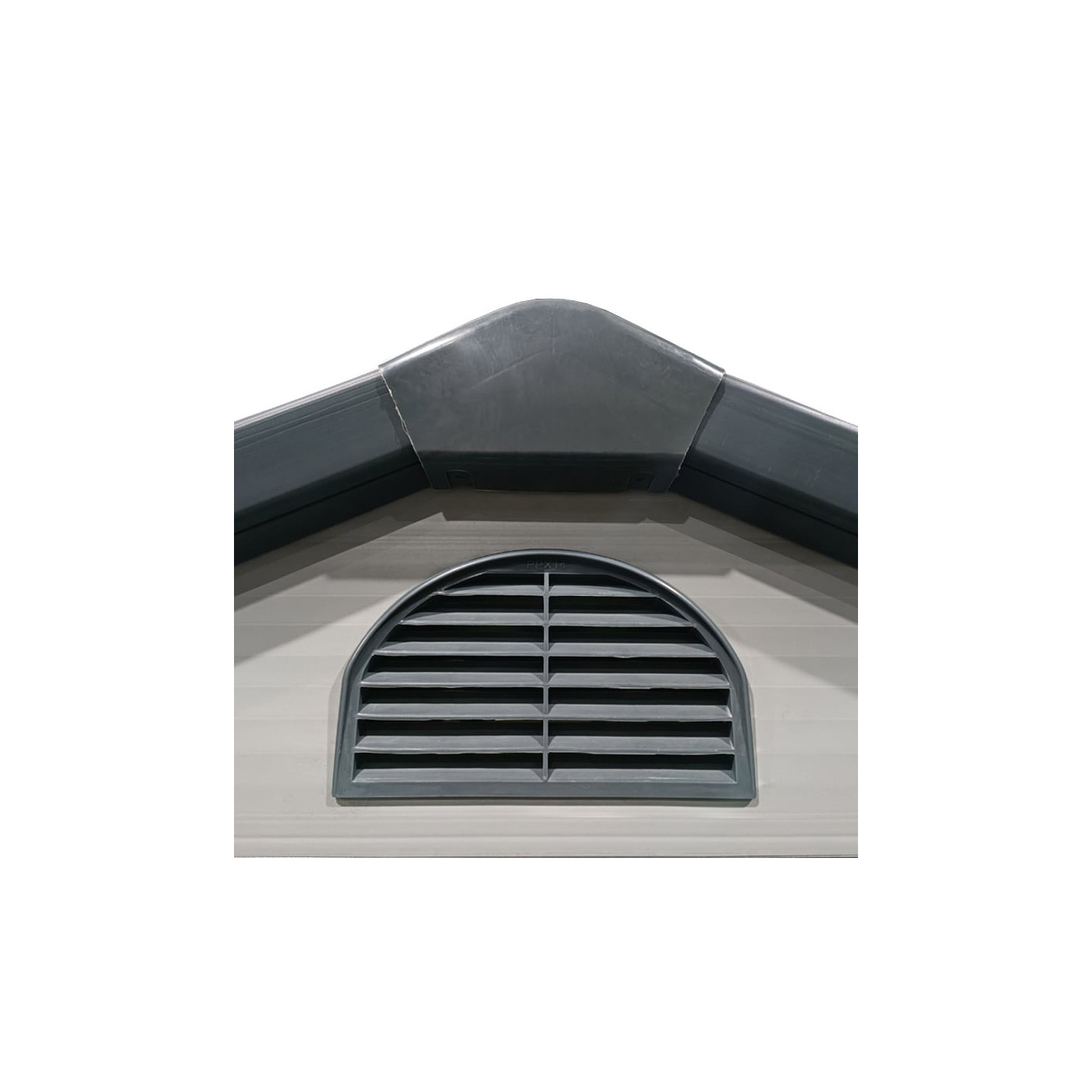 Otwór wentylacyjny w domku narzędziowym VERMONT 242x192cm Light Grey