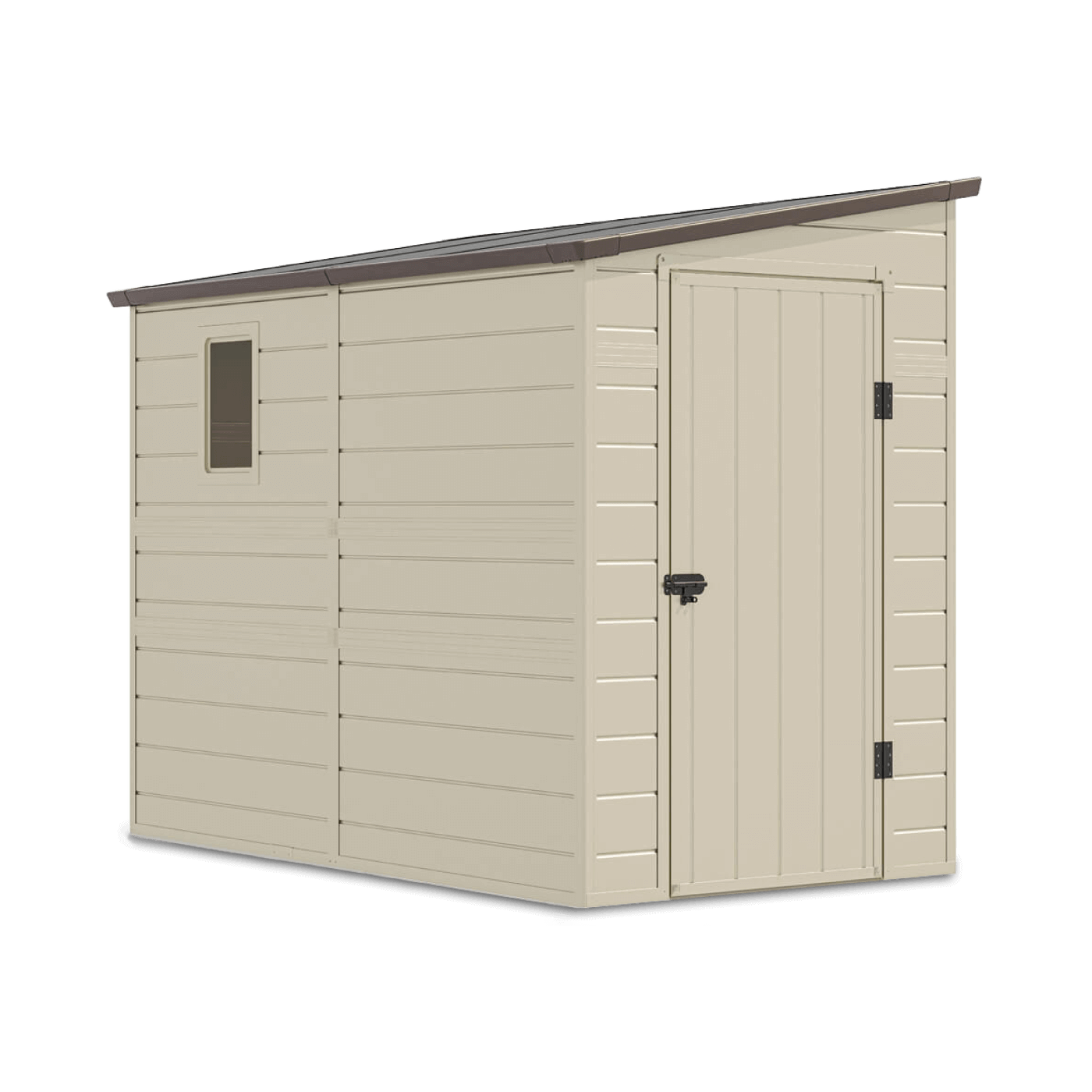 Domek ogrodowy BOSTON 143x248cm w beżowym kolorze od firmy Hardmaister