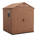 Domek ogrodowy DARWIN 6x6 Brown - 190x182cm - KETER
