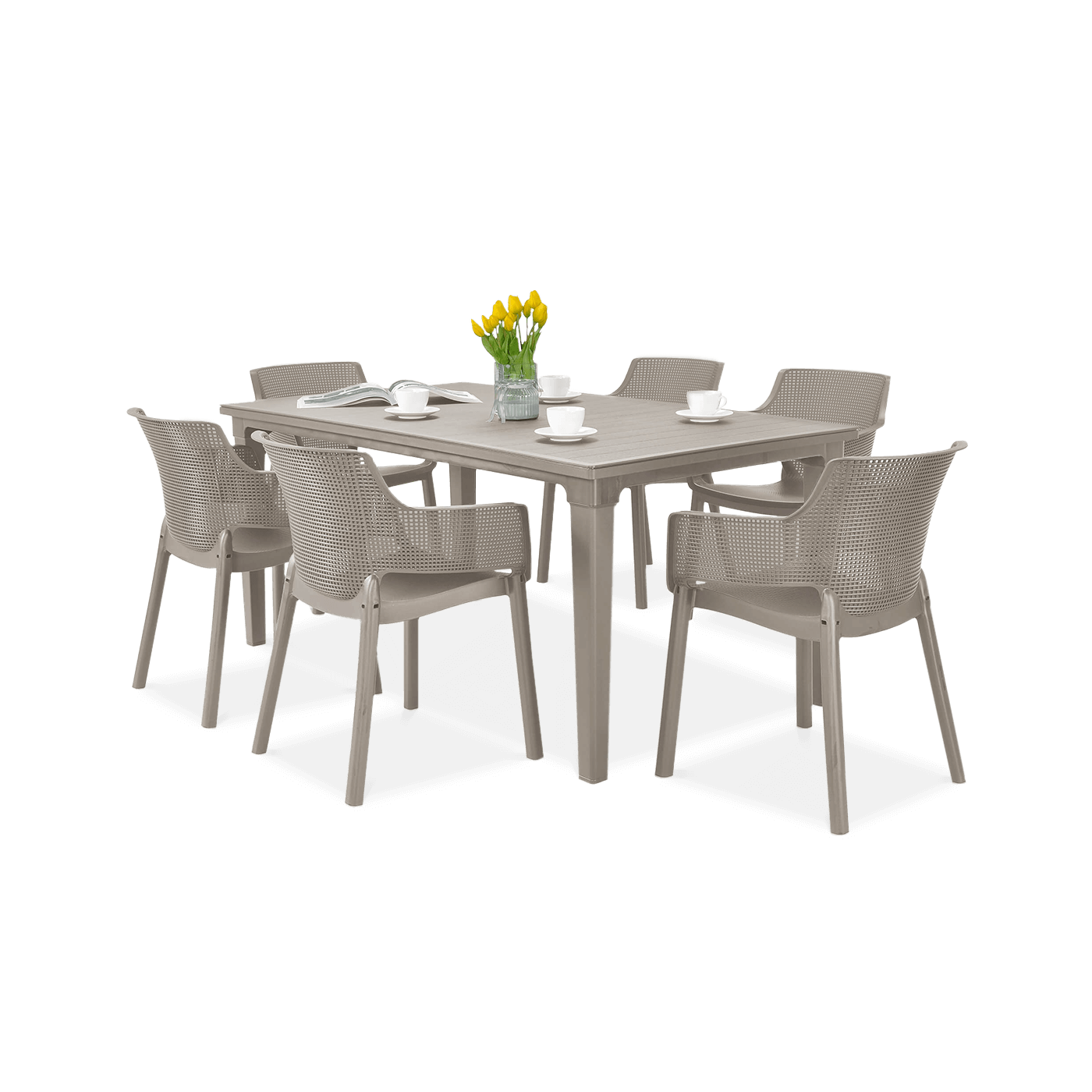 ELISA/FUTURA 6+1 CAPPUCCINO SET