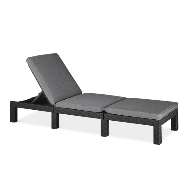 DAYTONA DELUXE GRAPHITE DECK CHAIR