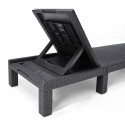 DAYTONA DELUXE GRAPHITE DECK CHAIR