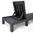 DAYTONA DELUXE GRAPHITE DECK CHAIR