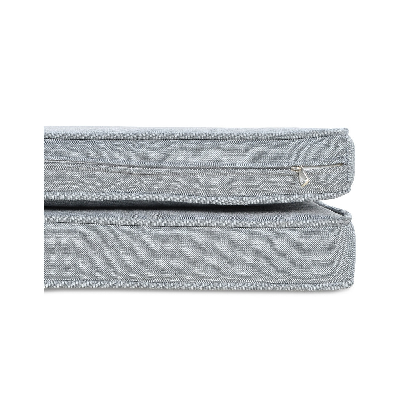 BORNEO ZESTAW+PUFY WHITE GREY