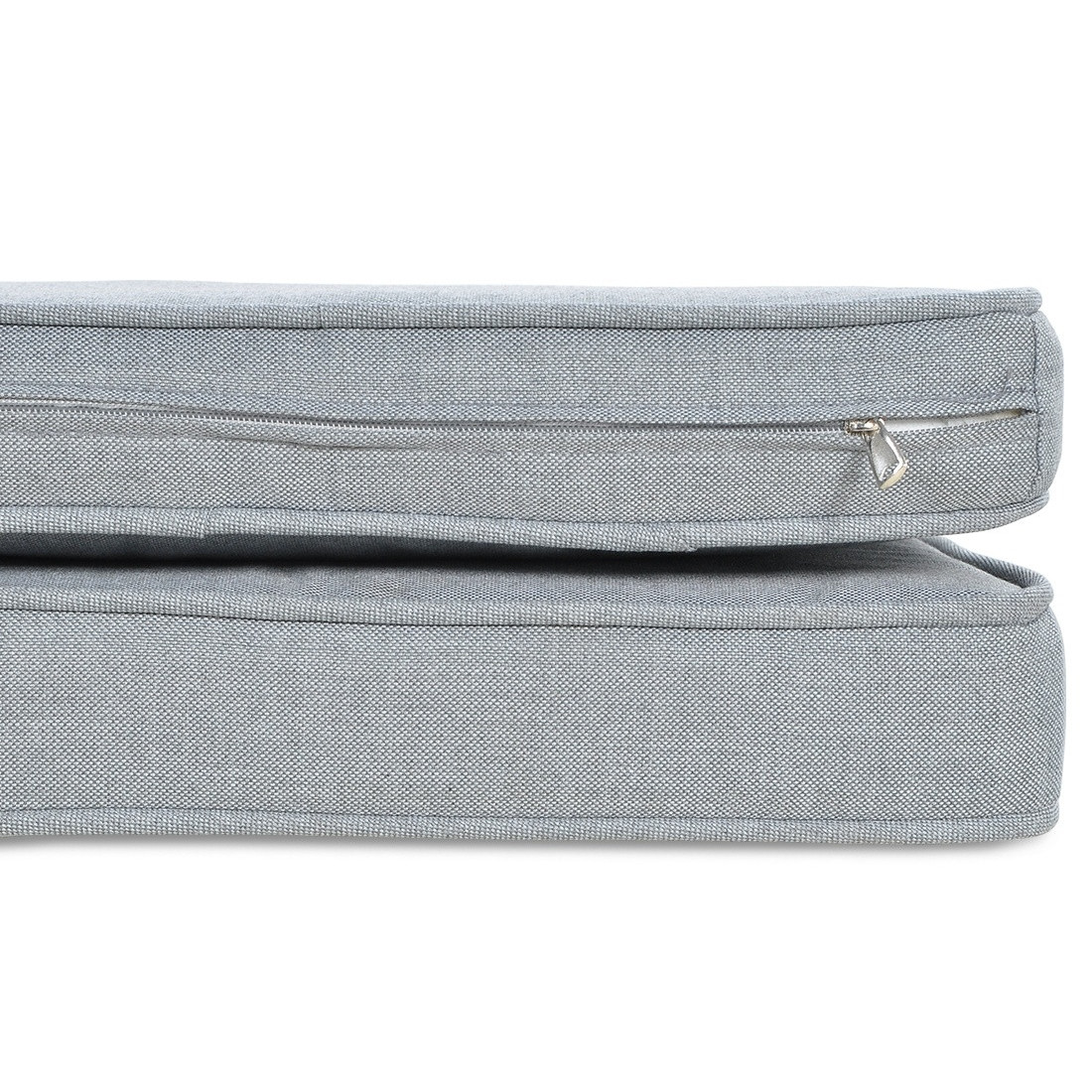 BORNEO ZESTAW+PUFY WHITE GREY