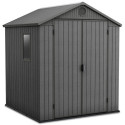 Szary domek DARWIN o wymiarach 190x182cm na narzędzia ogrodowe