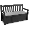 EDEN GARDEN BENCH BOX/BENCH GRAPHITE