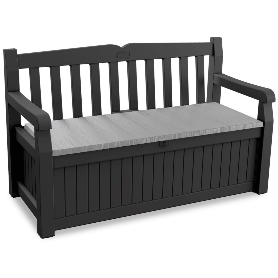 EDEN GARDEN BENCH BOX/BENCH GRAPHITE