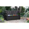 EDEN GARDEN BENCH BOX/BENCH GRAPHITE