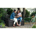 EDEN GARDEN BENCH BOX/BENCH GRAPHITE