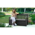 EDEN GARDEN BENCH BOX/BENCH GRAPHITE