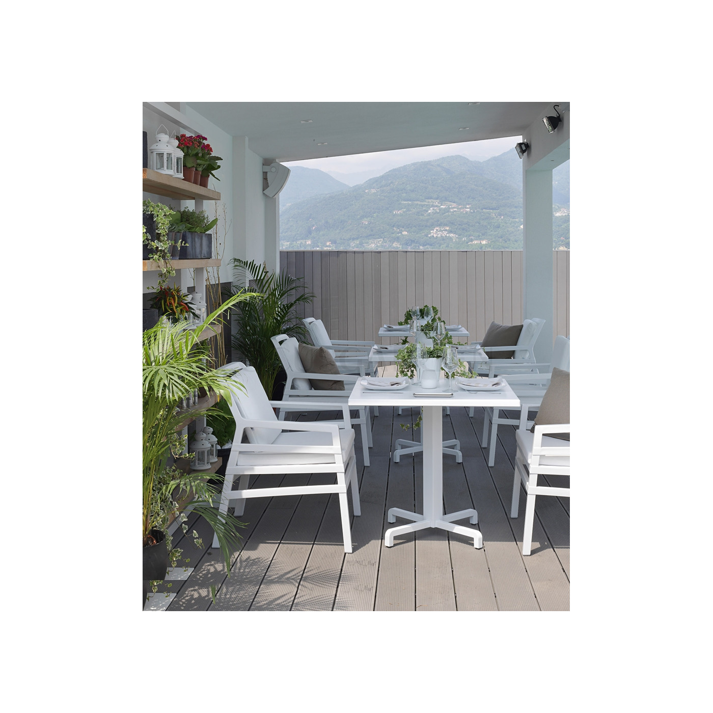 FIORE TABLE BASE ANTHRACITE