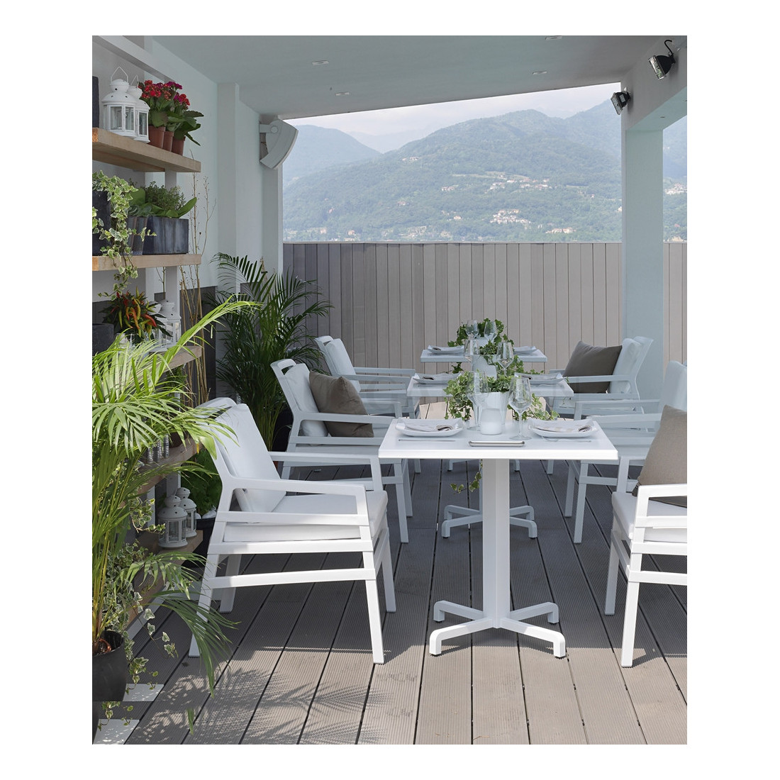 FIORE TABLE BASE ANTHRACITE