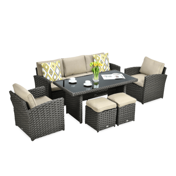 BORNEO SET + BROWN PUFFS