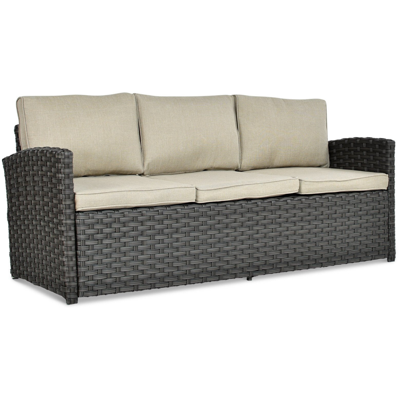 BORNEO ZESTAW+PUFY BROWN