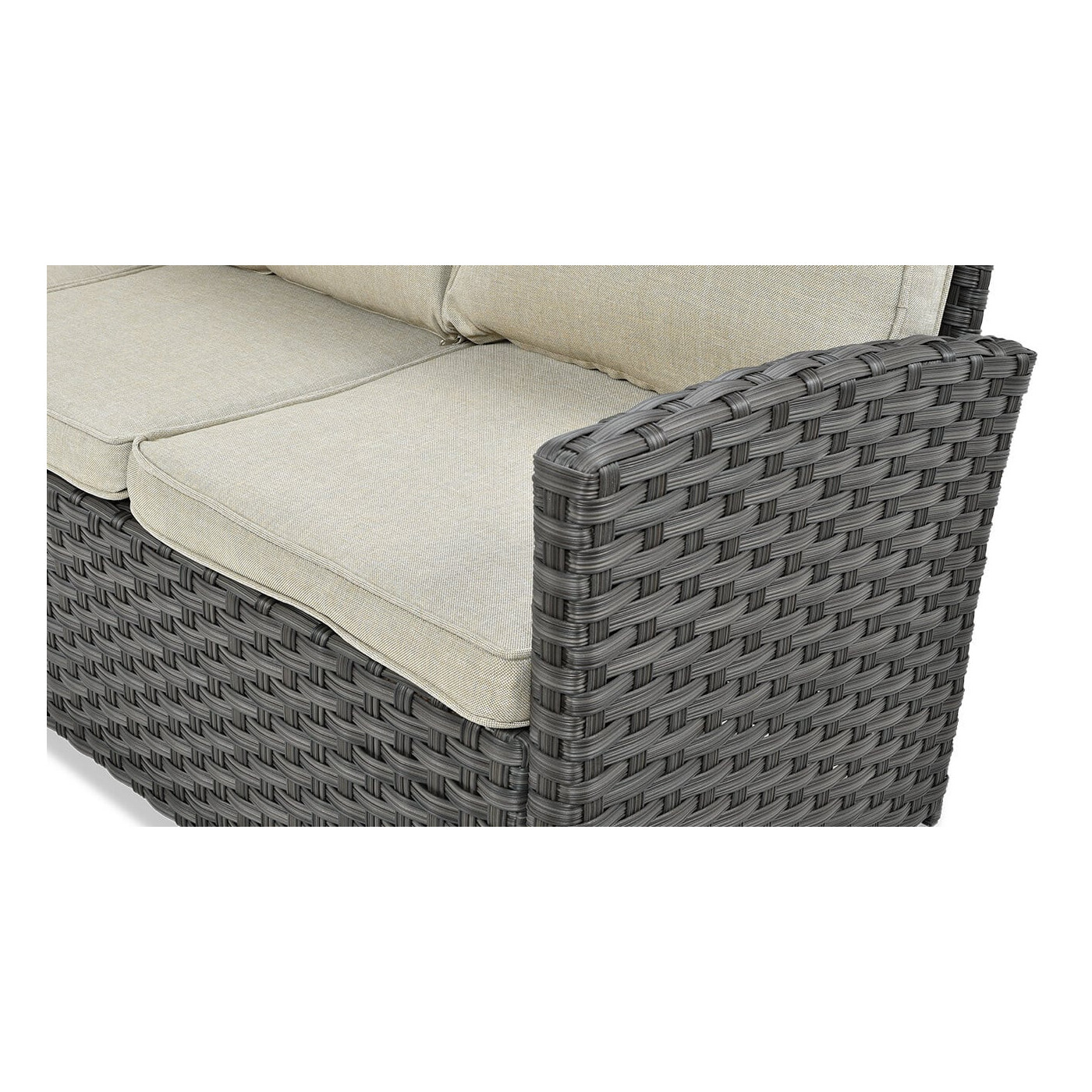 BORNEO ZESTAW+PUFY BROWN