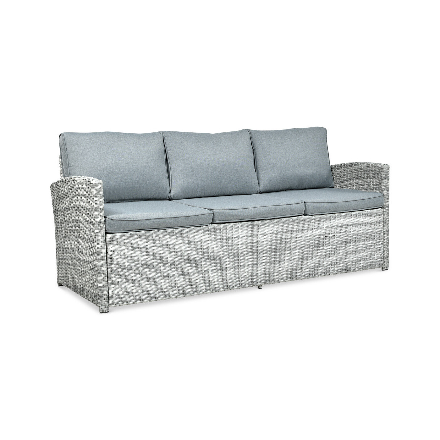 BORNEO ZESTAW+PUFY STONE GREY