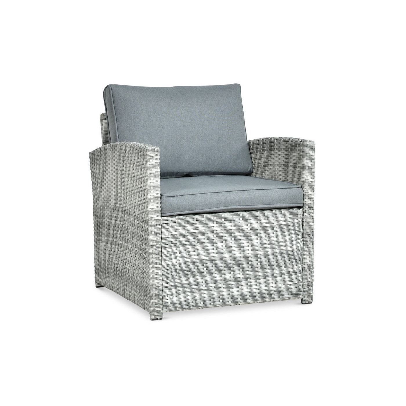 BORNEO ZESTAW+PUFY STONE GREY