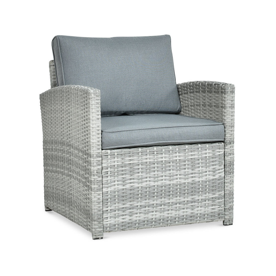 BORNEO ZESTAW+PUFY STONE GREY