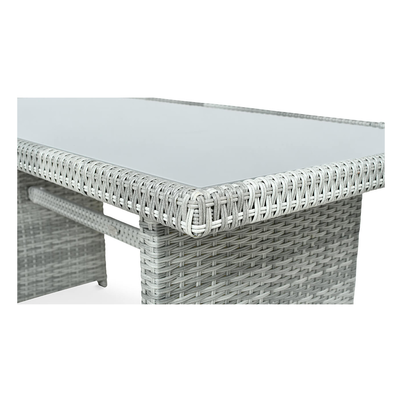 BORNEO ZESTAW+PUFY STONE GREY