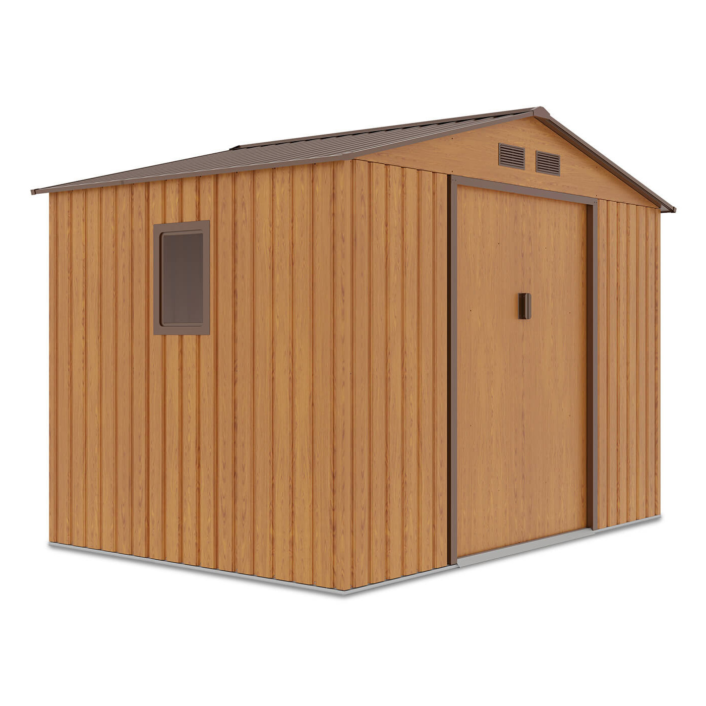  Boczna ściana z oknem domku na narzędzia Hudson 