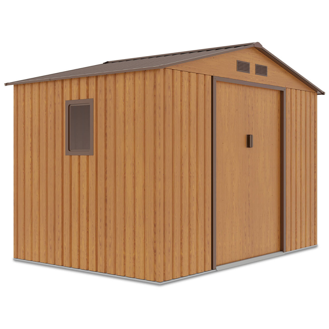  Boczna ściana z oknem domku na narzędzia Hudson 