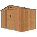 Boczna ściana domku Hudson 277x191 cm Oak Brown