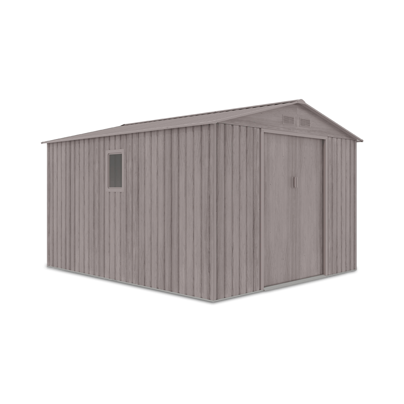 Domek narzędziowy HUDSON 277x319cm Light Wood na białym tle