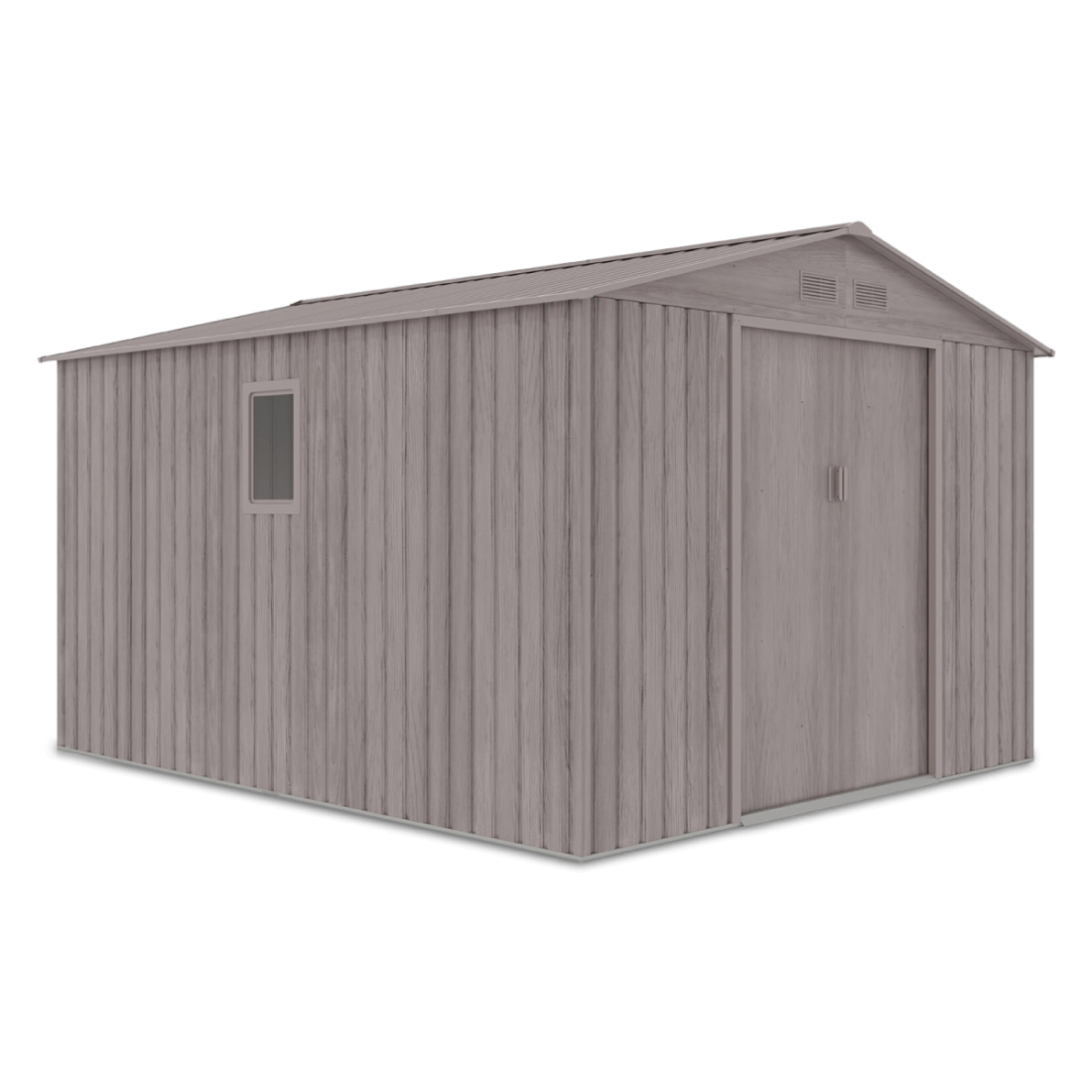 Domek narzędziowy HUDSON 277x319cm Light Wood na białym tle