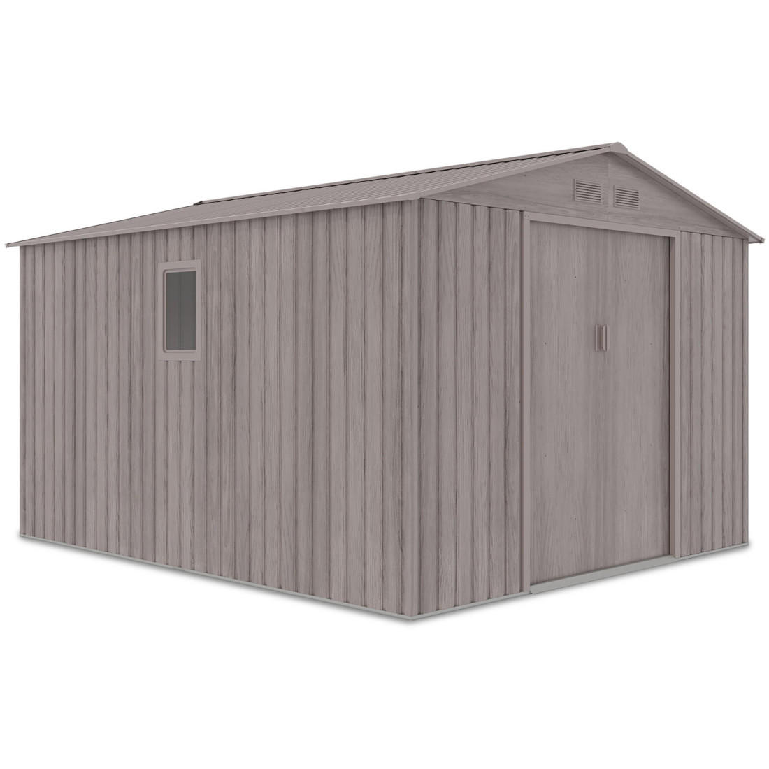 Domek narzędziowy HUDSON 277x319cm Light Wood na białym tle