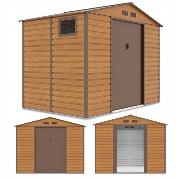 Rycina z widokiem na domek narzędziowy Montreal z różnych perspektyw