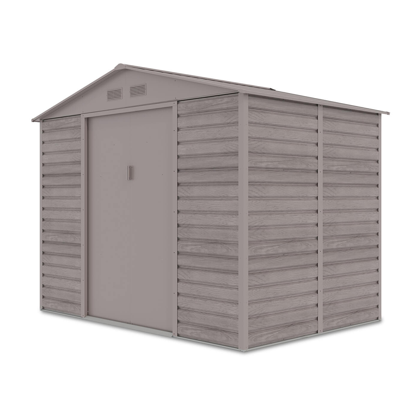 Widok boczny na domek narzędziowy MONTREAL 277x195cm