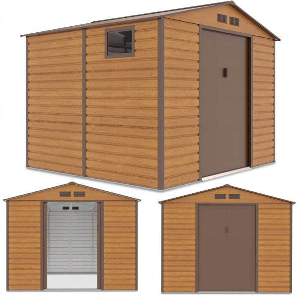 Rycina z widokiem na domek narzędziowy Montreal z różnych perspektyw 