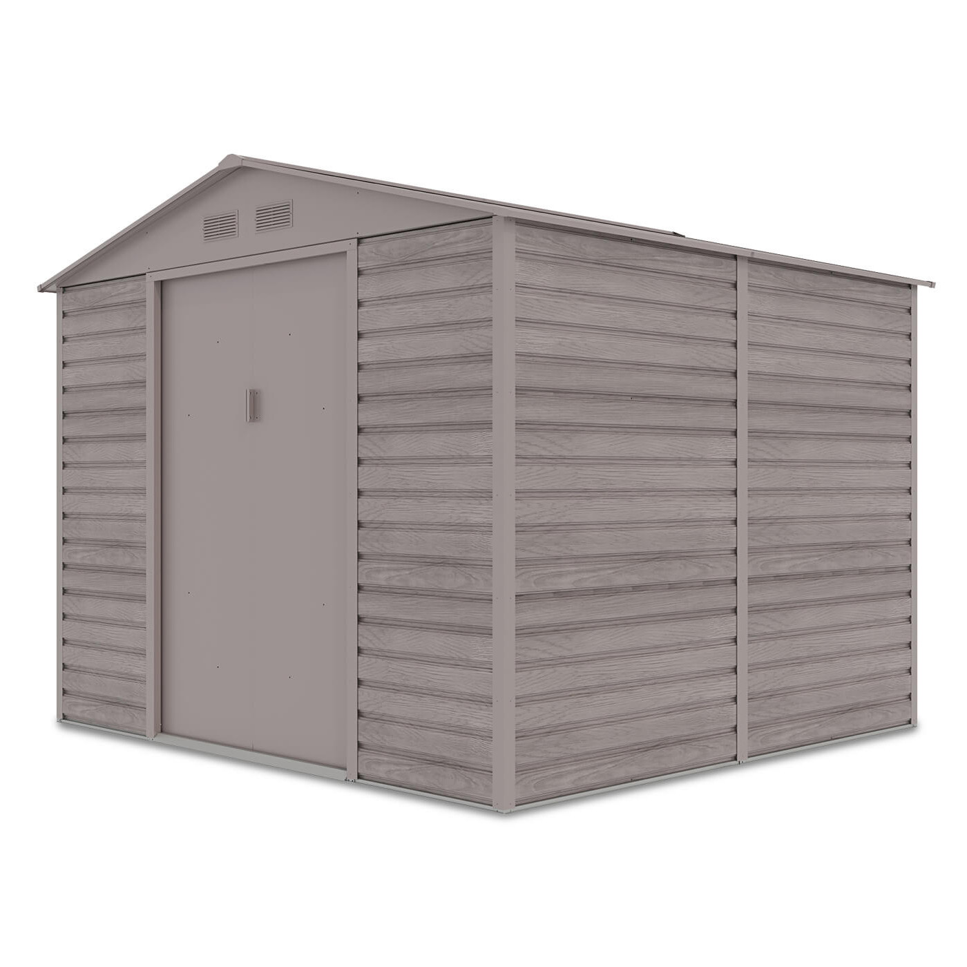 Widok boczny na domek narzędziowy Montreal 277x259